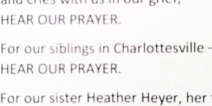Prayer for Charlottesville