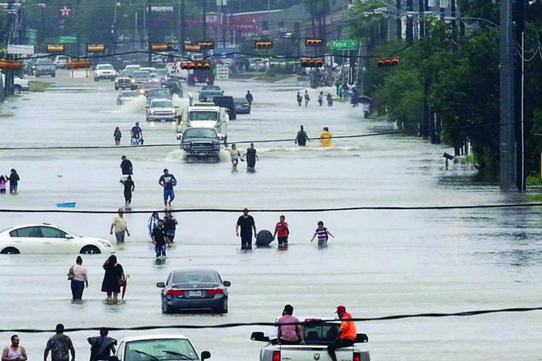 Holding On in Hurricane Harvey