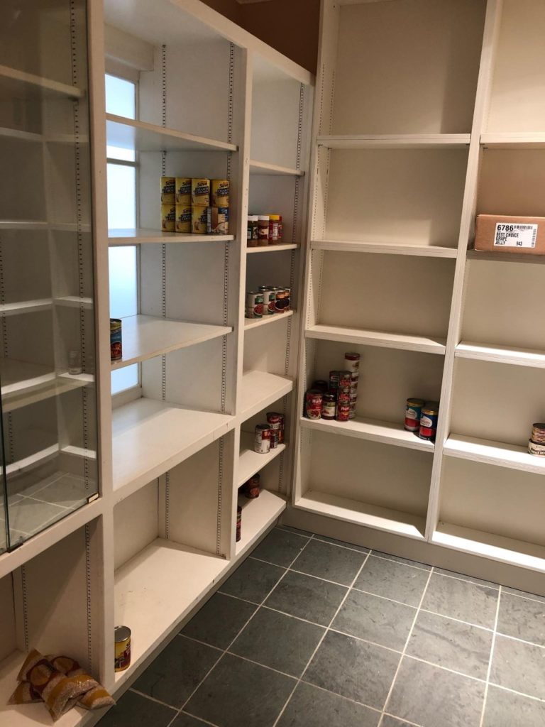 Our food pantry is almost empty!
